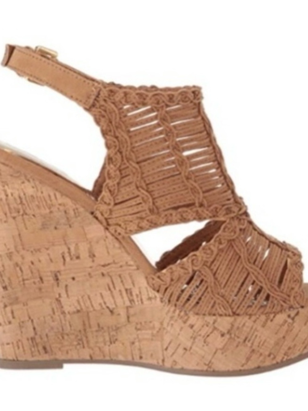 TAN BELLINI WEDGE SANDAL (size 10) - Picture 2 of 5